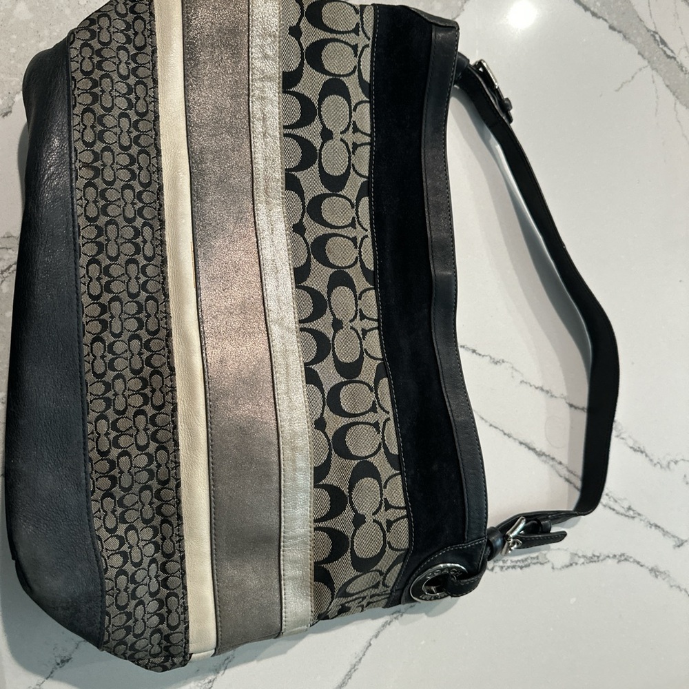 Coach Black and Cream Women's Bag